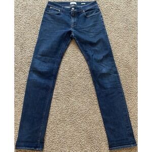 Closed Unity Slim Long Length Jeans Mens Sz 32x34 Candiani Selvedge Italy